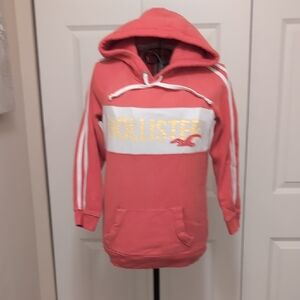 Hollister Salmon Hoodie with White Accents